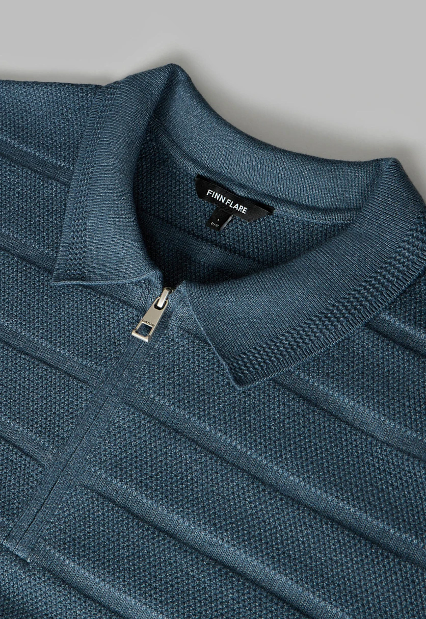 Джемпер с воротником-поло, Модель FBF21115, Фото №5