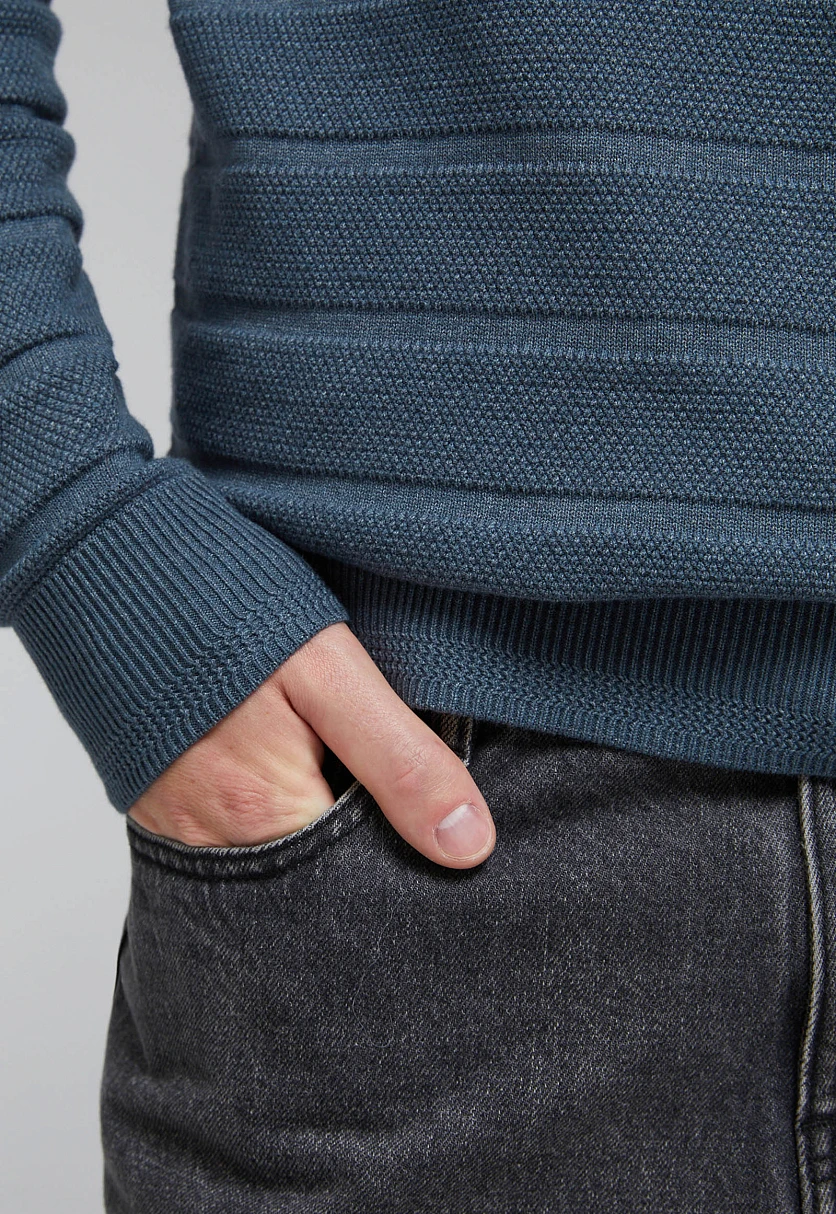 Джемпер с воротником-поло, Модель FBF21115, Фото №6