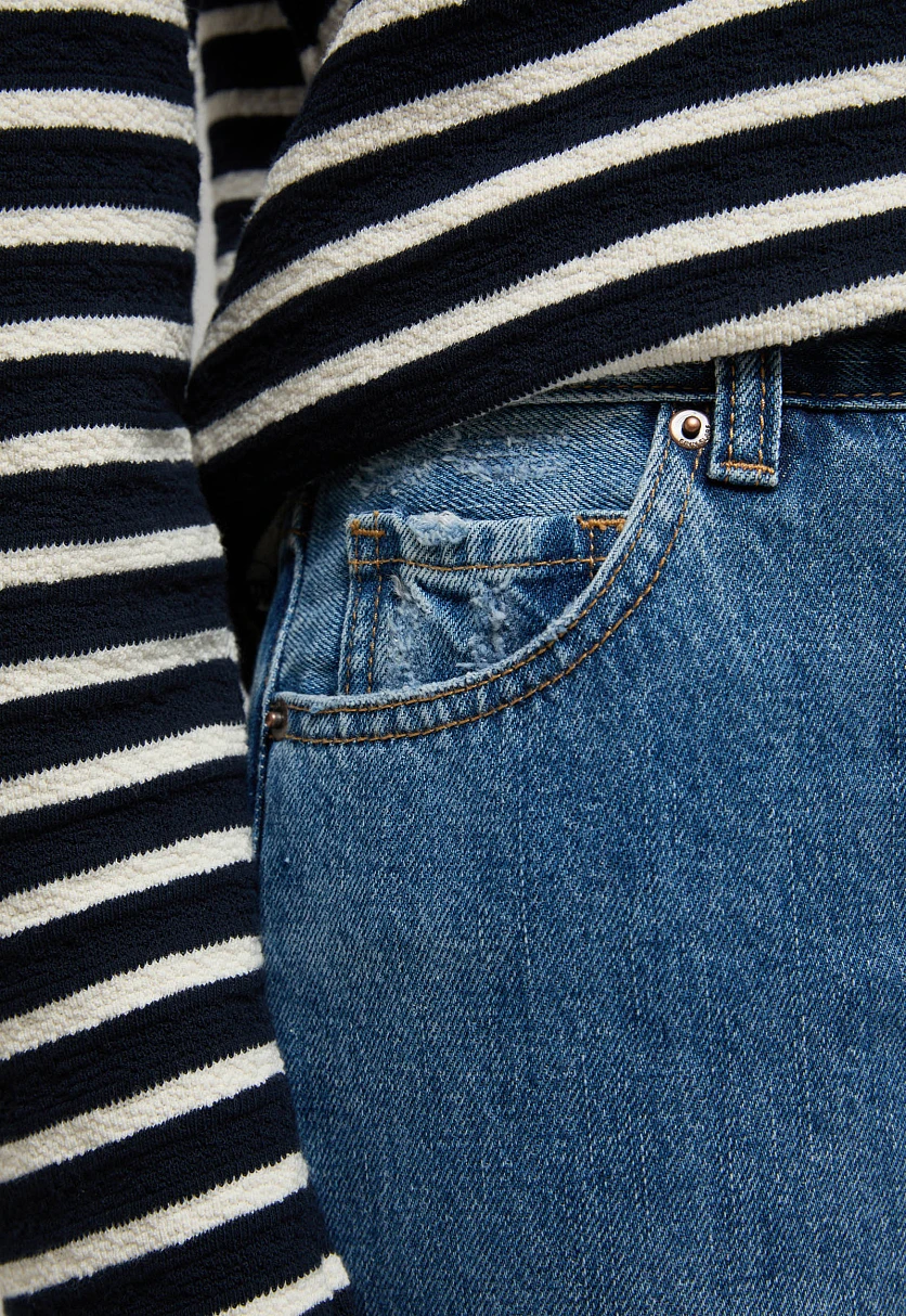 Джинсы loose fit женские, Модель FBF15025, Фото №5