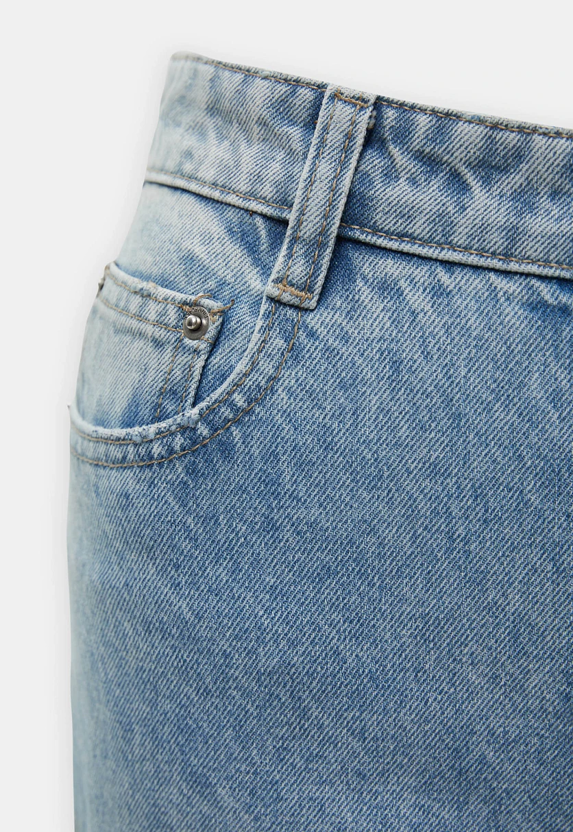 Джинсы wide leg fit женские, Модель FBF15011, Фото №6