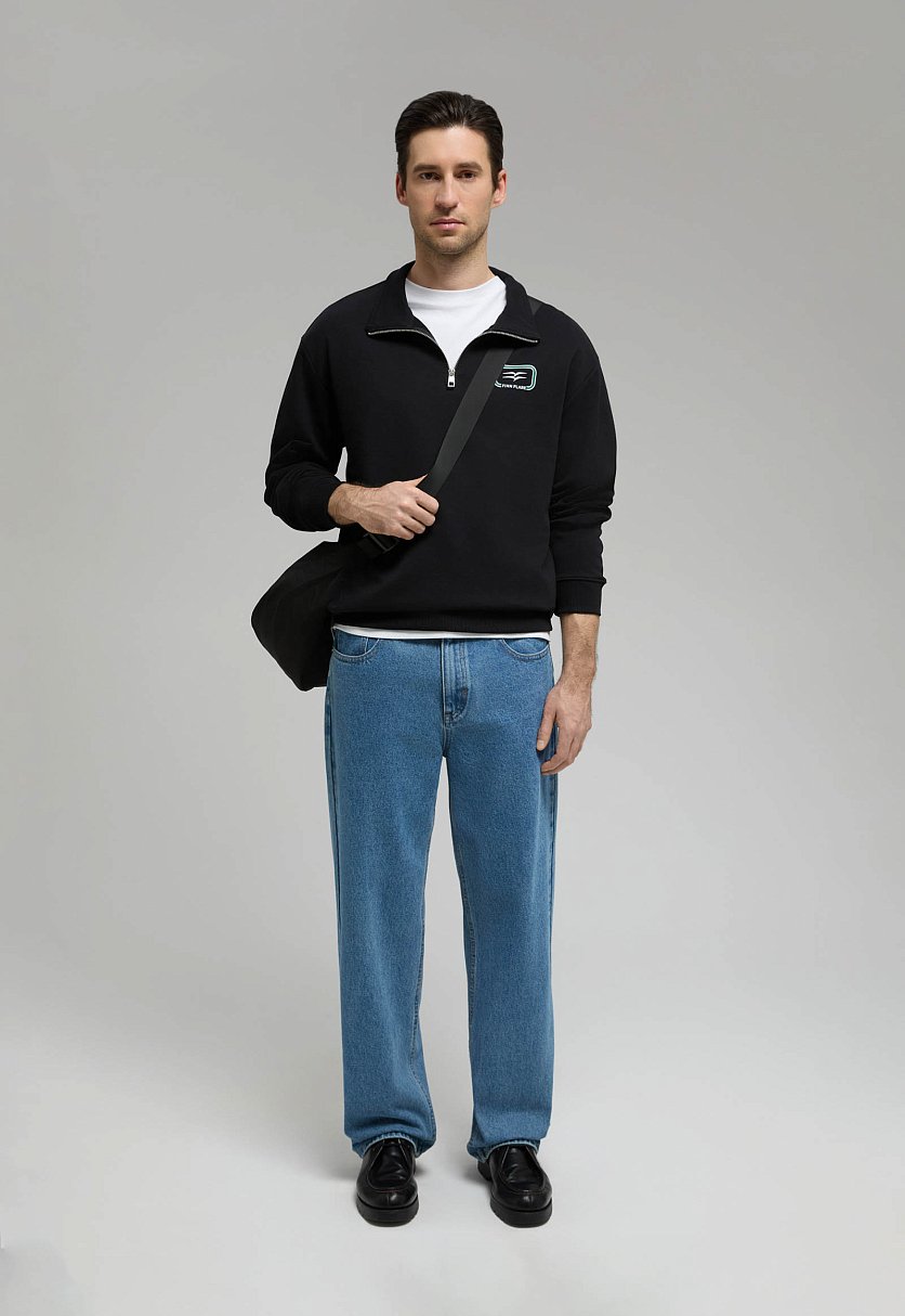 Джинсы wide leg fit мужские