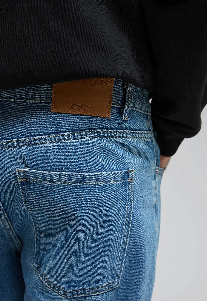 Джинсы wide leg fit мужские, Модель FBF25009, Фото №5