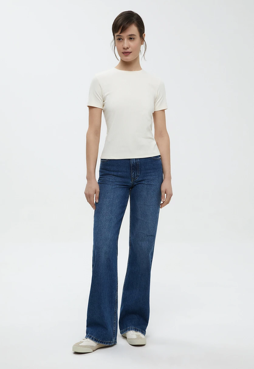 Джинсы wide leg fit женские, Модель FBF15011, Фото №2
