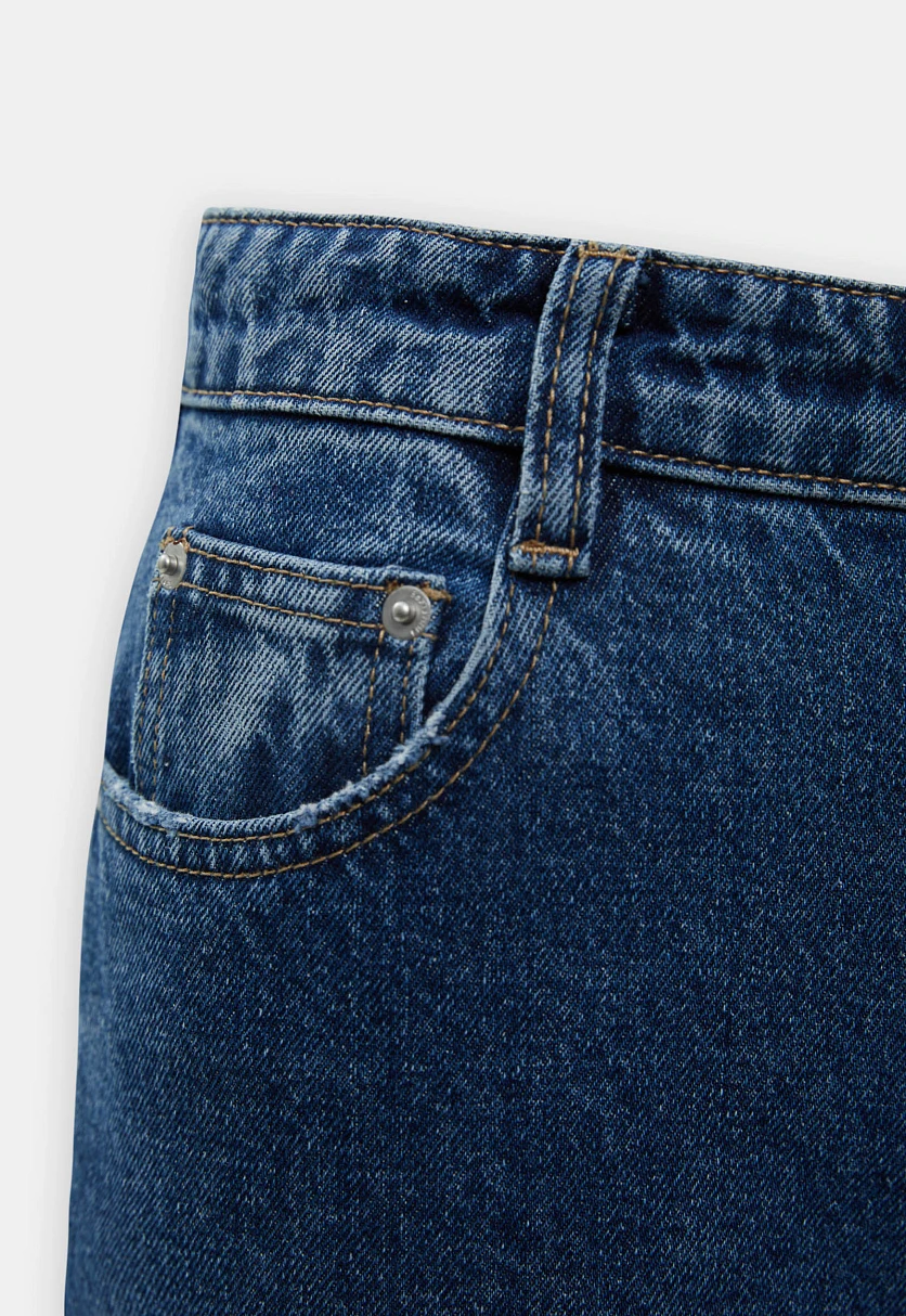 Джинсы wide leg fit женские, Модель FBF15011, Фото №6