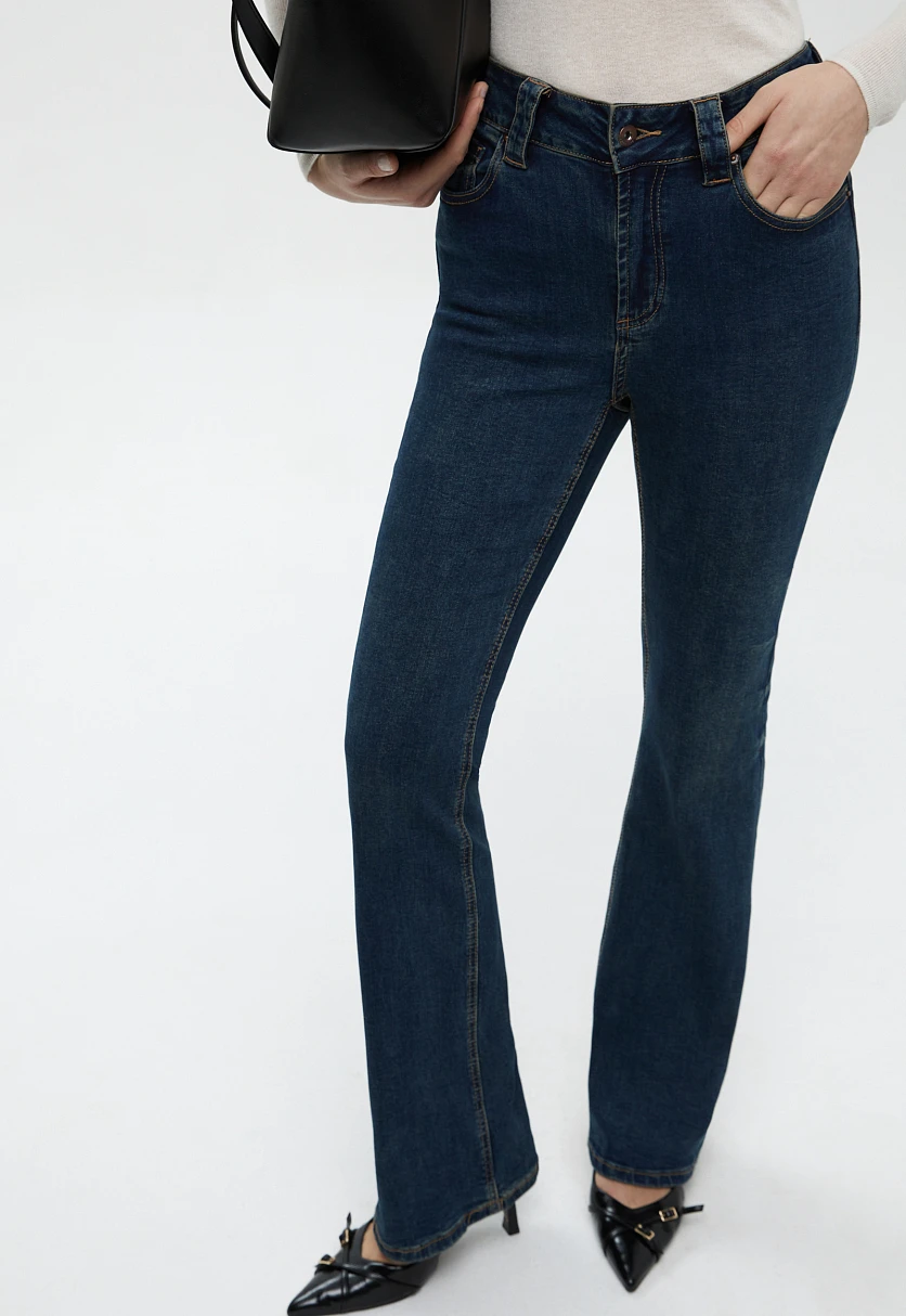 Джинсы bootcut fit женские, Модель FBF15016, Фото №6