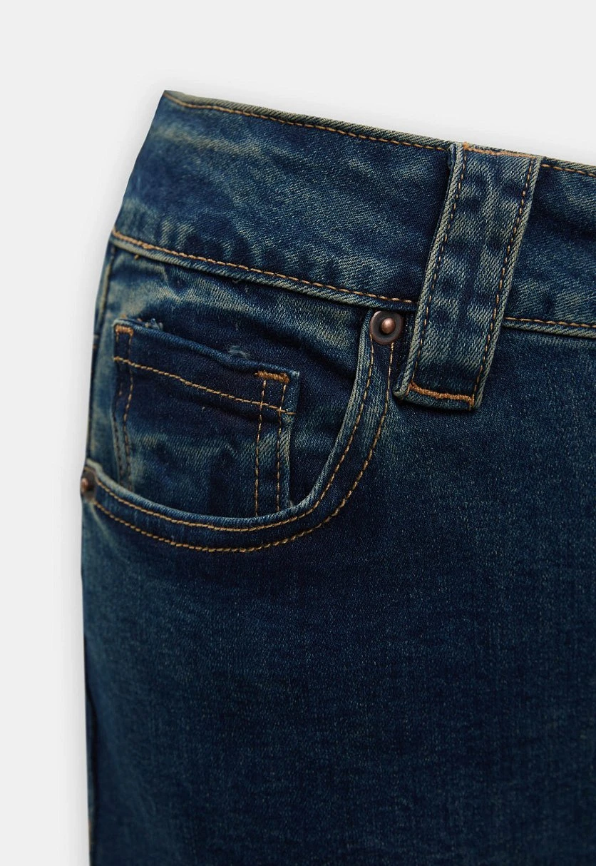 Расклешенные джинсы со средней посадкой, Модель FBF15016, Фото №6