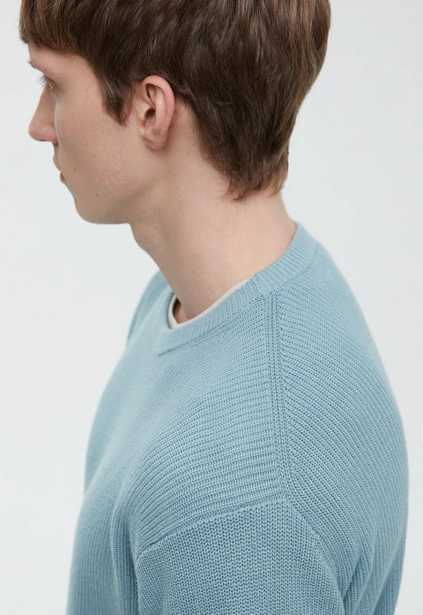 Джемпер из хлопка прямого кроя, Модель FBF21109, Фото №6