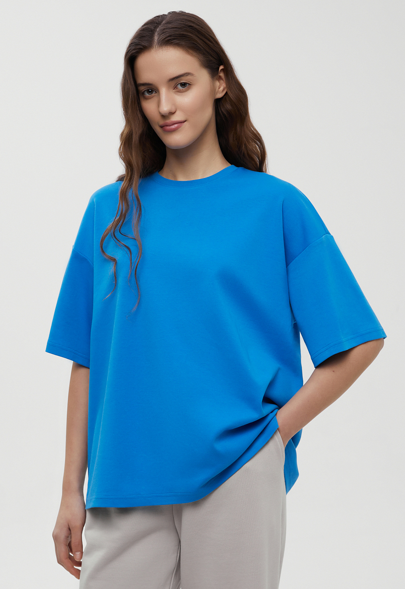 Оверсайз футболка из трикотажного интерлока