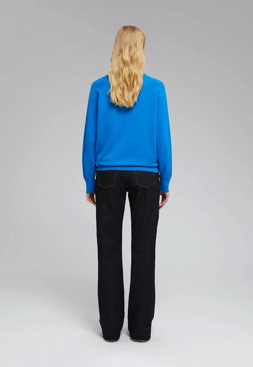 Джемпер с V-образным вырезом, Модель FBF11107, Фото №3