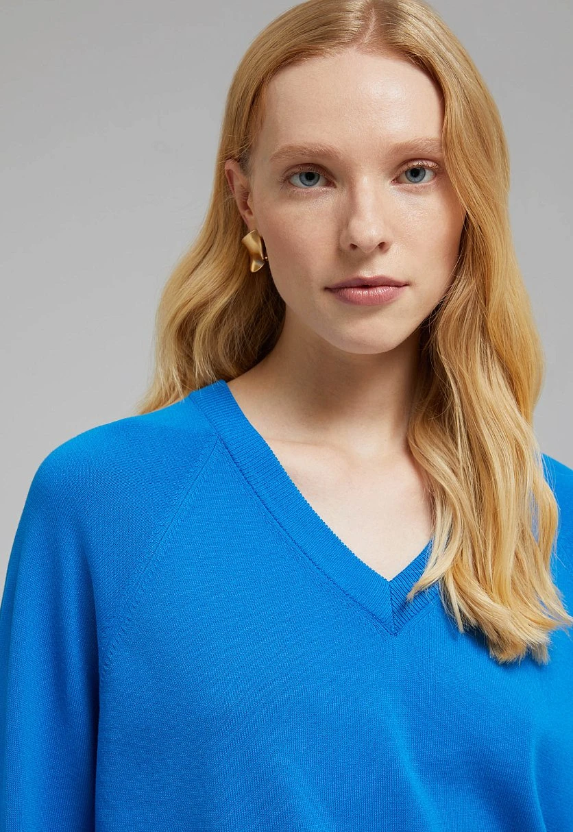 Джемпер с V-образным вырезом, Модель FBF11107, Фото №5