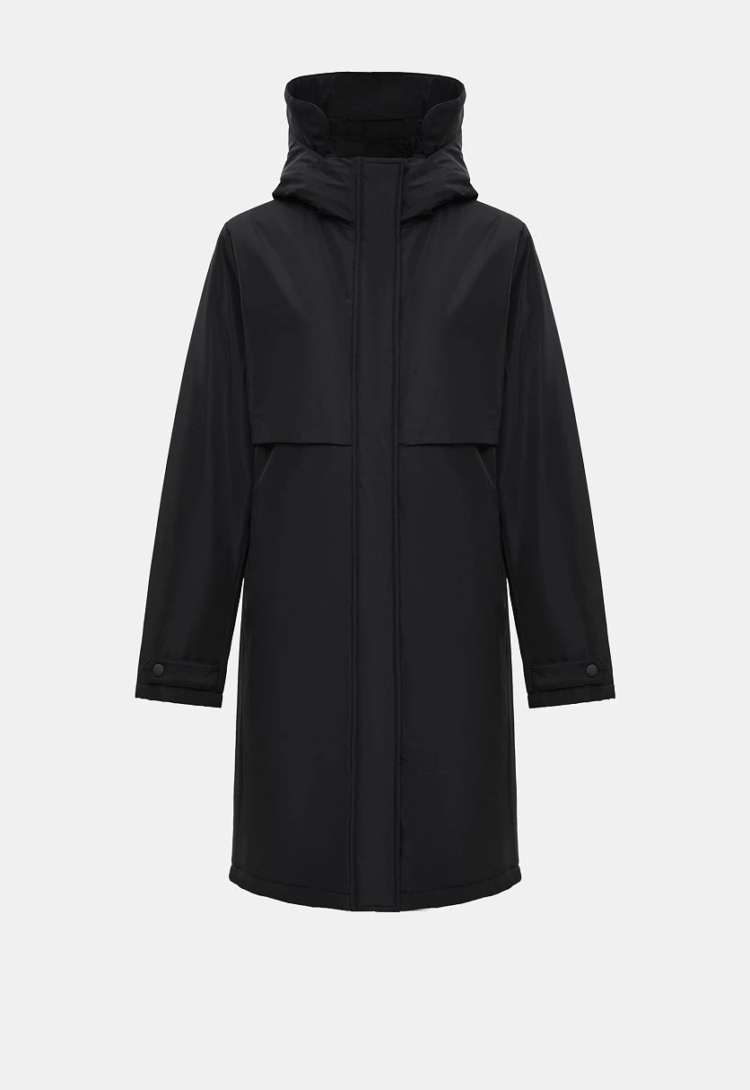 Утепленное пальто с капюшоном, Модель FBF110165, Фото №8