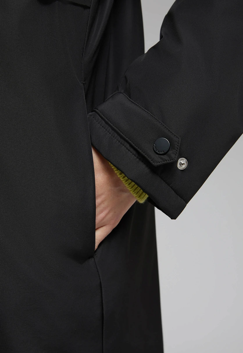 Утепленное пальто с капюшоном, Модель FBF110165, Фото №4