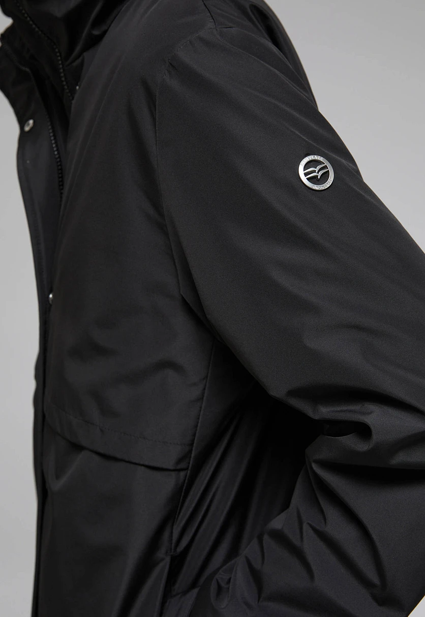 Утепленное пальто с капюшоном, Модель FBF110165, Фото №5