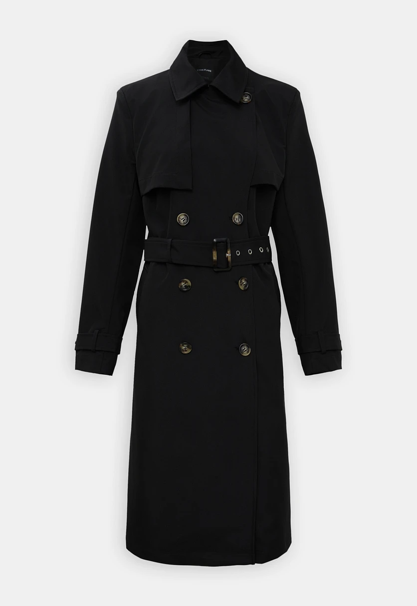 Двубортный тренч с поясом, Модель FBF11047, Фото №8