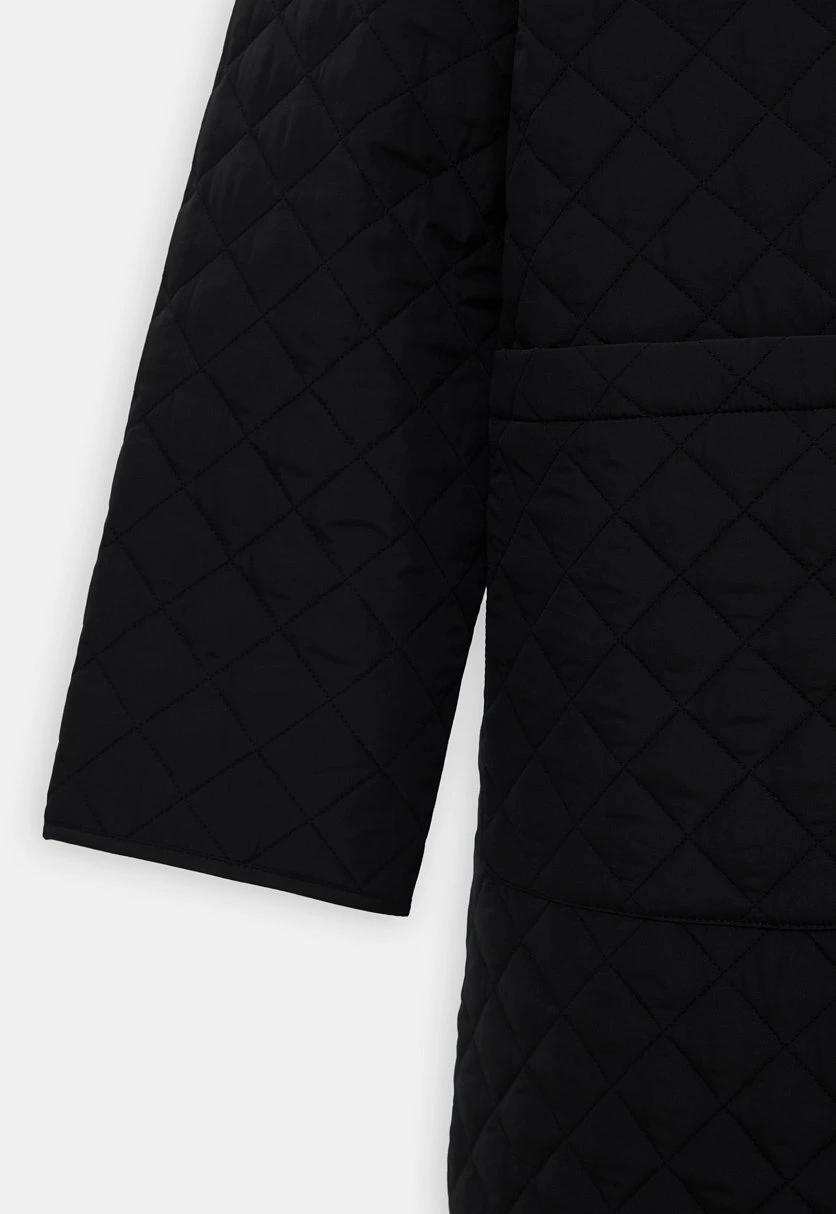 Утепленное полупальто с накладными карманами, Модель FBF11094, Фото №6