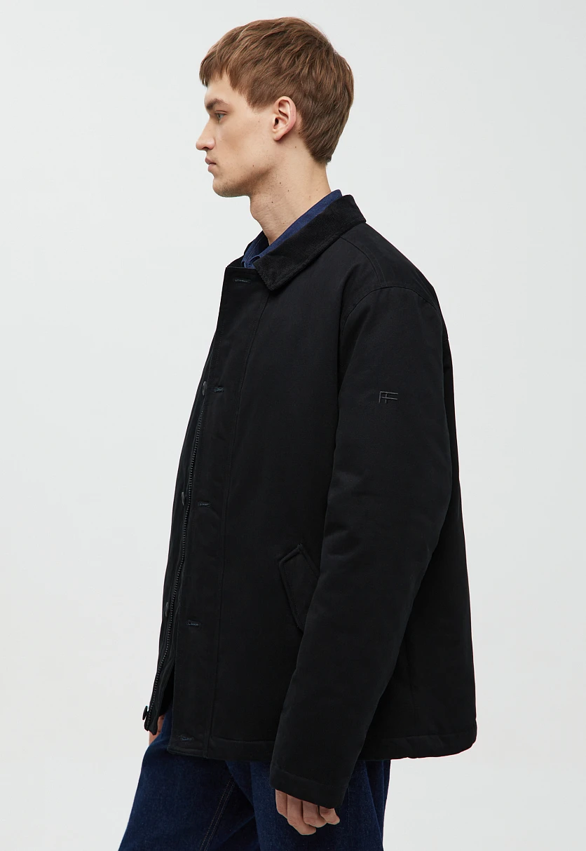 Утепленная куртка с вельветовым воротником, Модель FBF21000, Фото №5