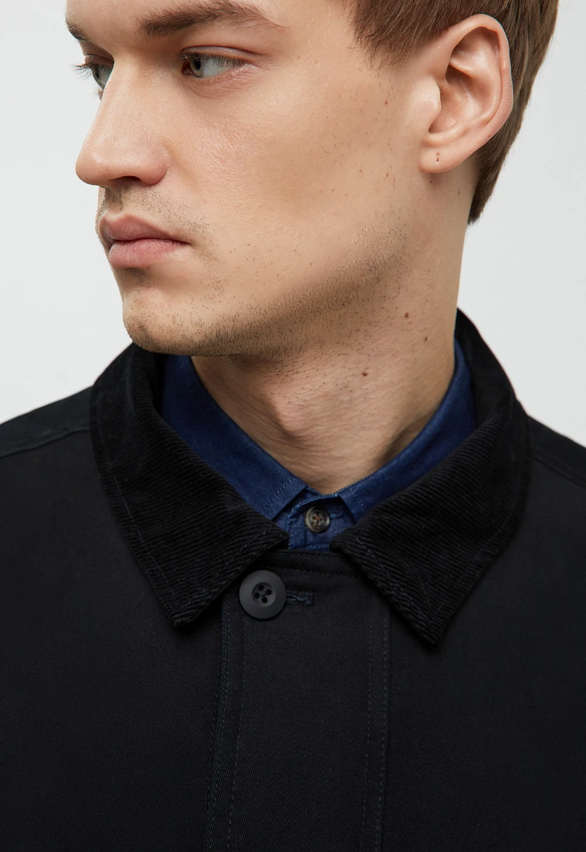 Утепленная куртка с вельветовым воротником, Модель FBF21000, Фото №6