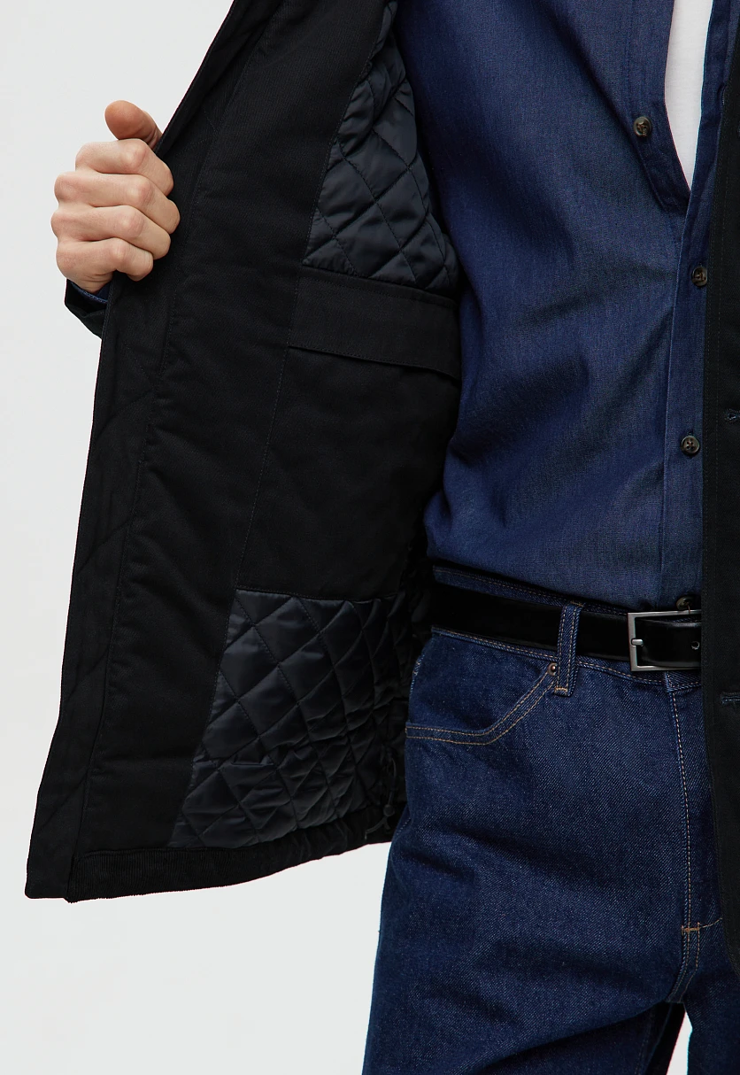 Утепленная куртка с вельветовым воротником, Модель FBF21000, Фото №9