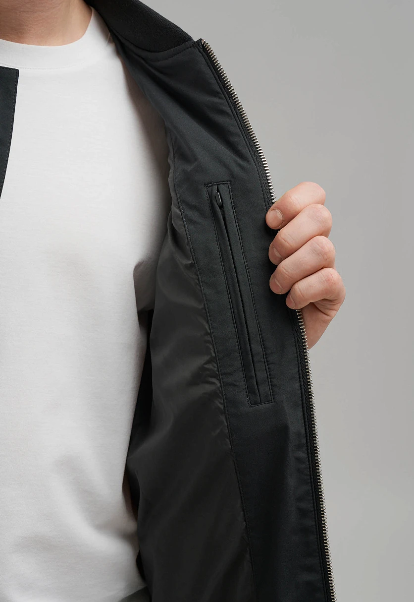 Куртка-бомбер на молнии, Модель FBF21029, Фото №7