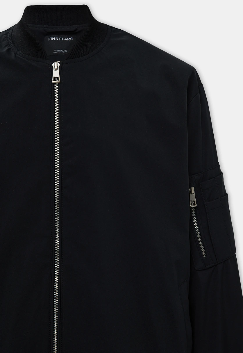 Куртка-бомбер на молнии, Модель FBF21029, Фото №9