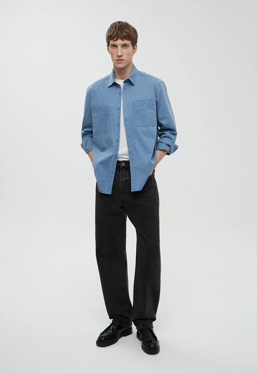 Джинсы baggy fit мужские, Модель FBF25003, Фото №2