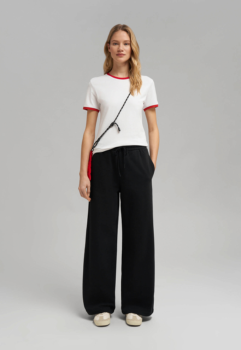 Футболка облегающего кроя из хлопкового джерси