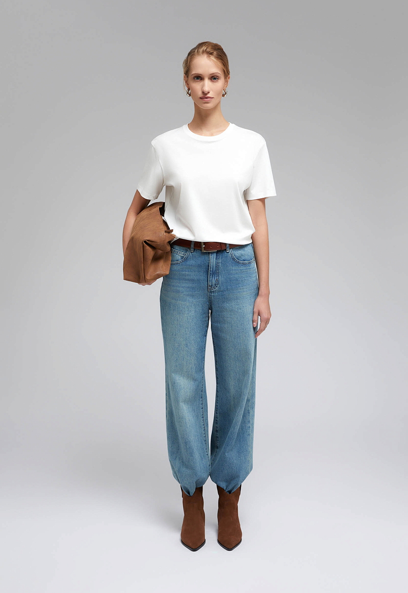 Футболка из мерсеризованного хлопка