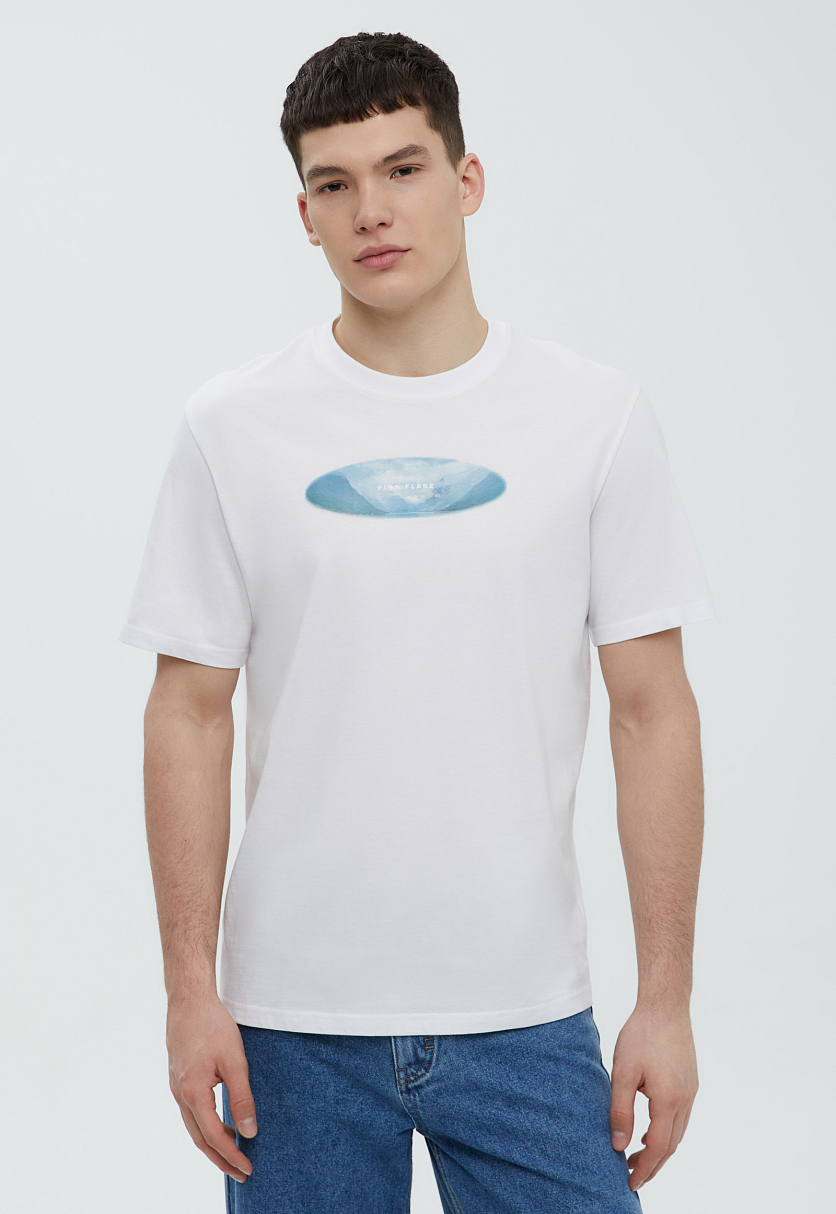 Футболка из хлопка с принтом Футболка из хлопка с принтом