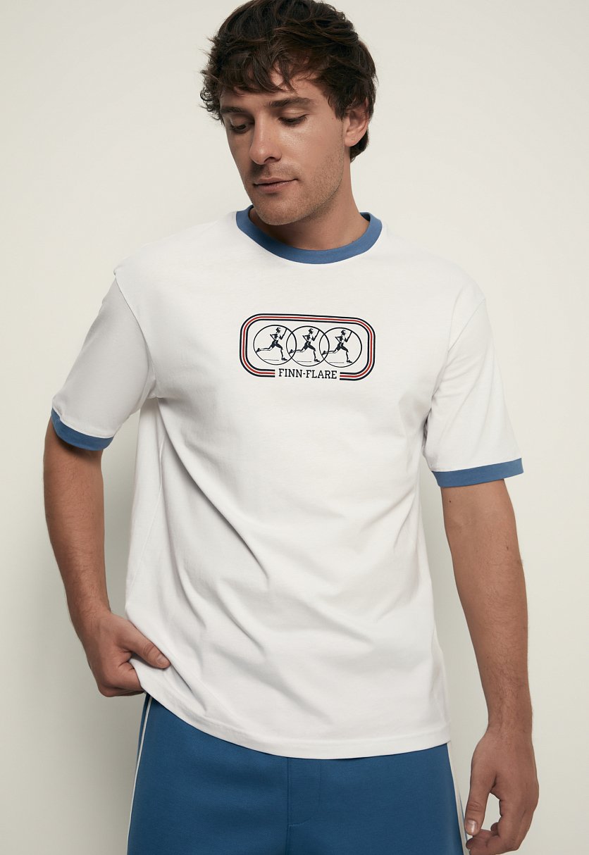 Футболка с принтом из капсулы ретро Футболка с принтом из капсулы ретро