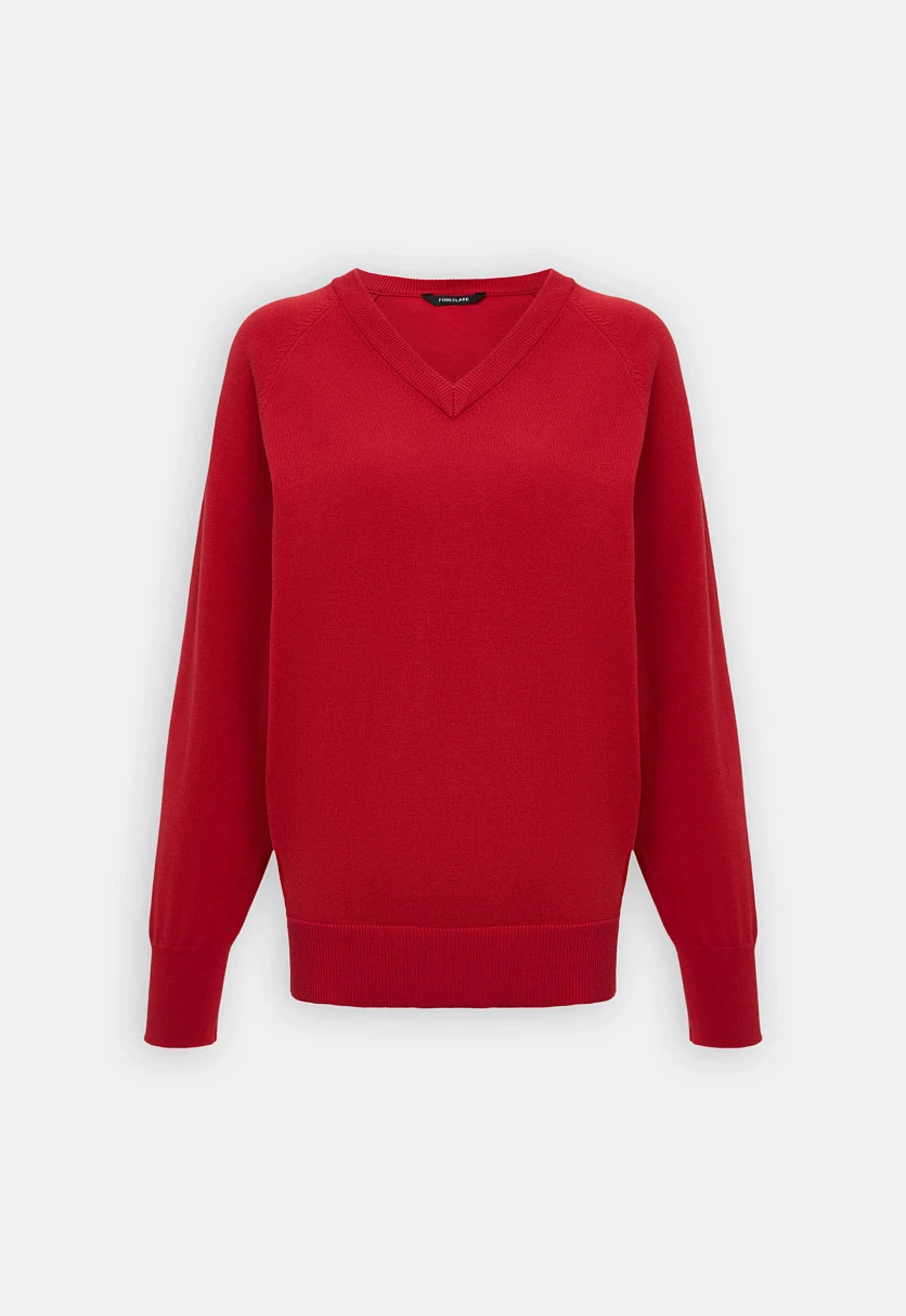 Джемпер с V-образным вырезом, Модель FBF11107, Фото №7