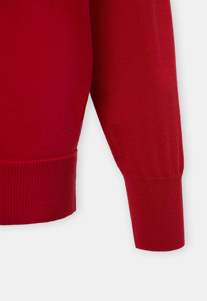 Джемпер с V-образным вырезом, Модель FBF11107, Фото №6