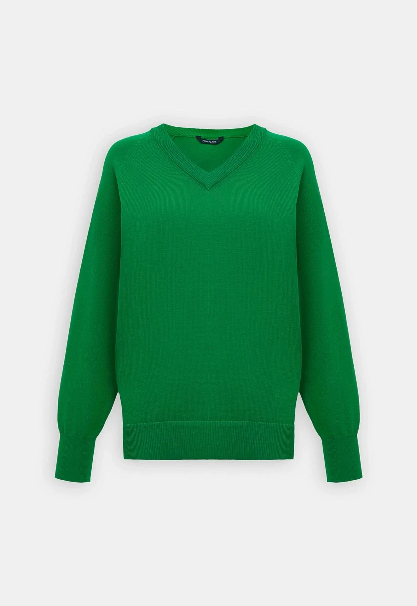 Джемпер с V-образным вырезом, Модель FBF11107, Фото №7