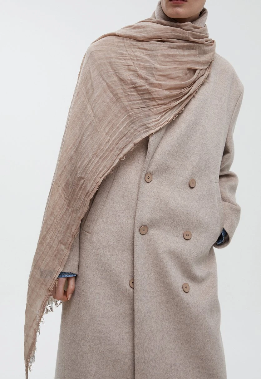 Палантин с добавлением хлопка, Модель FBF11404, Фото №3