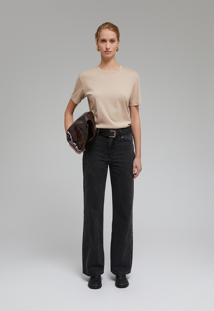 Футболка из мерсеризованного хлопка