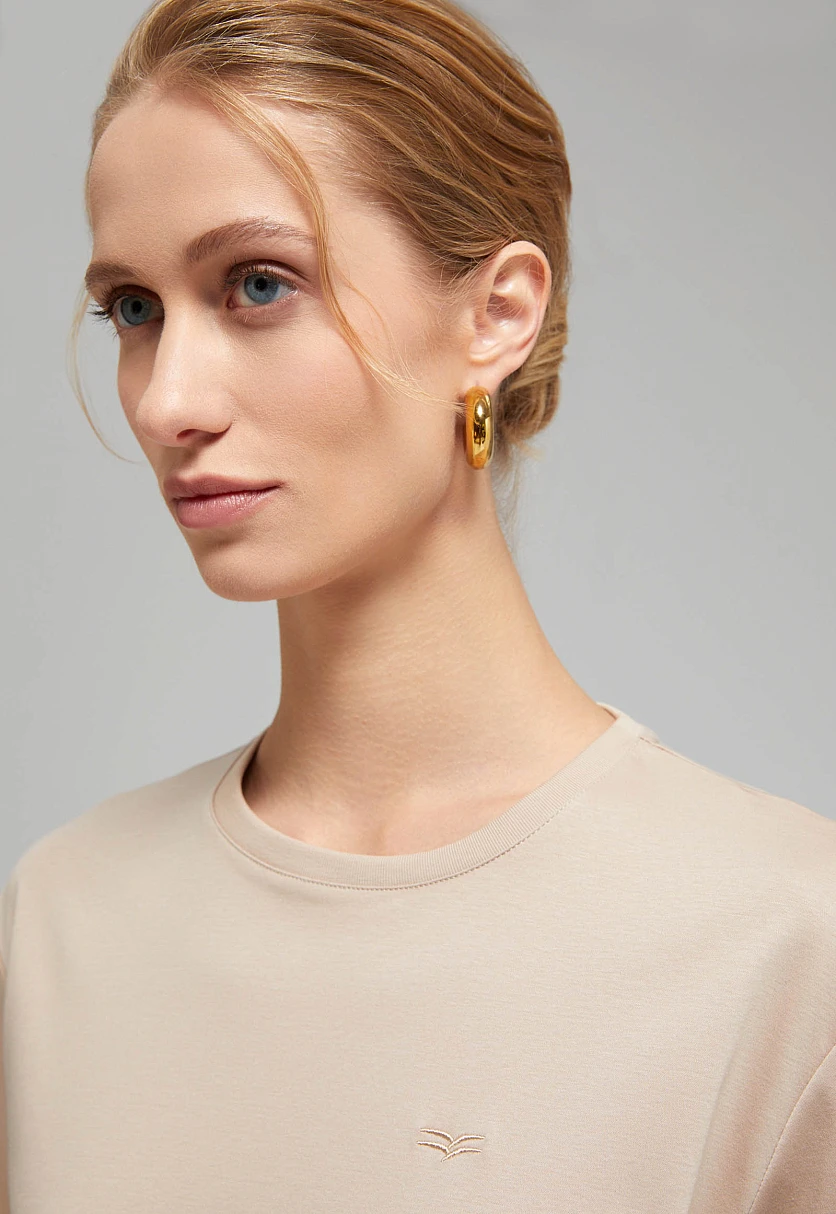 Футболка из мерсеризованного хлопка, Модель FBF110148, Фото №5