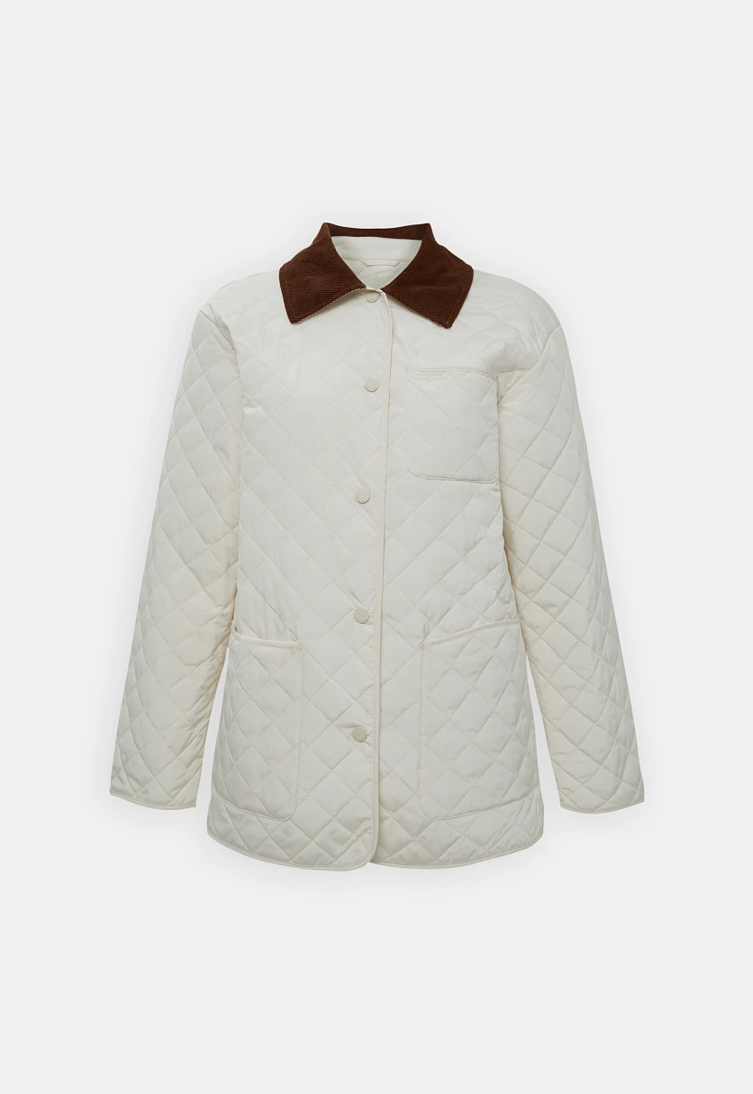 Утепленная куртка с вельветовым воротником, Модель FBF110119, Фото №7