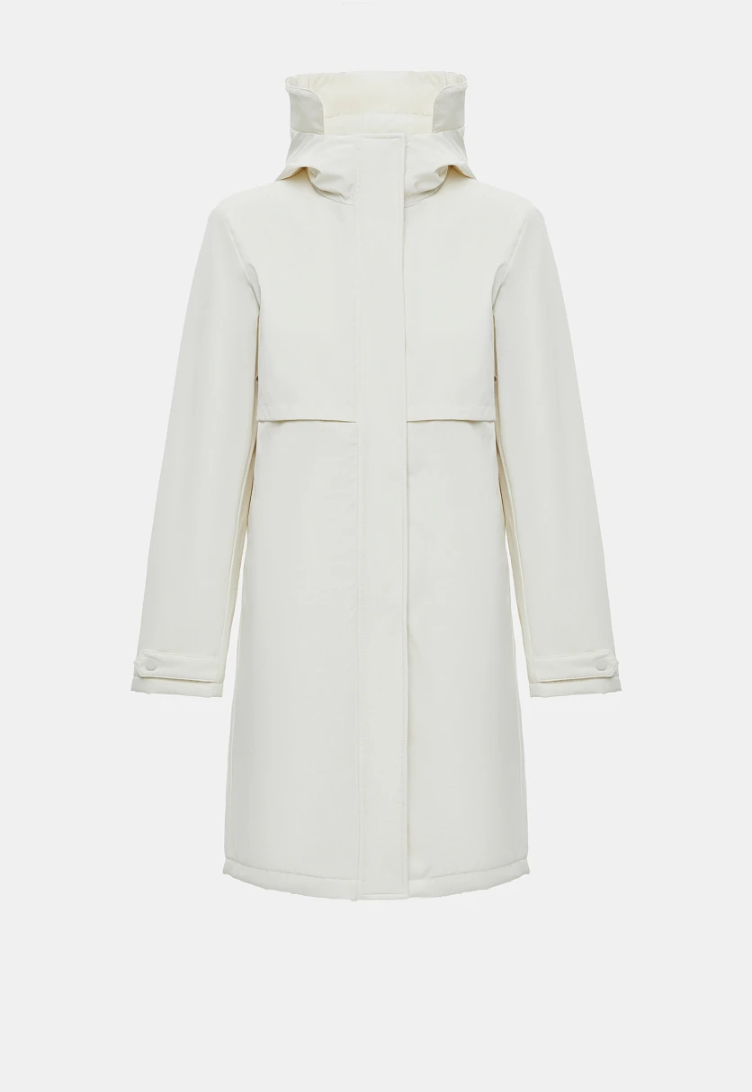 Утепленное пальто с капюшоном, Модель FBF110165, Фото №8