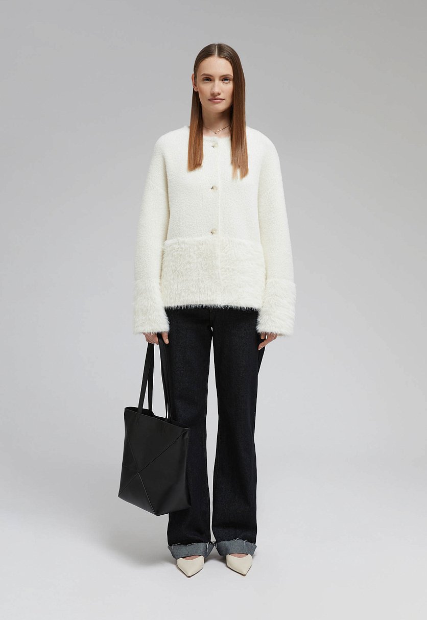 Кардиган прямого кроя