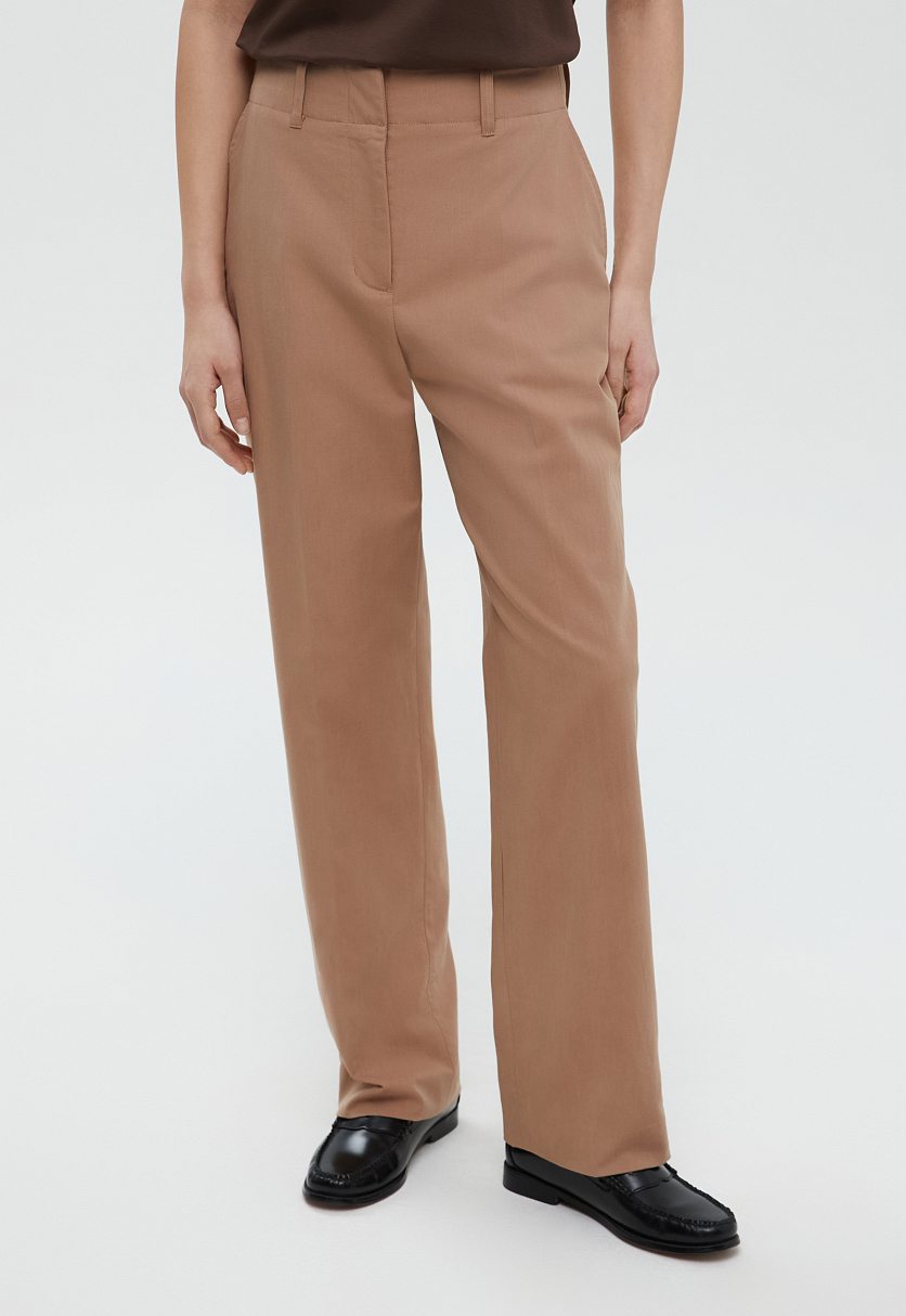 Брюки зауженного кроя