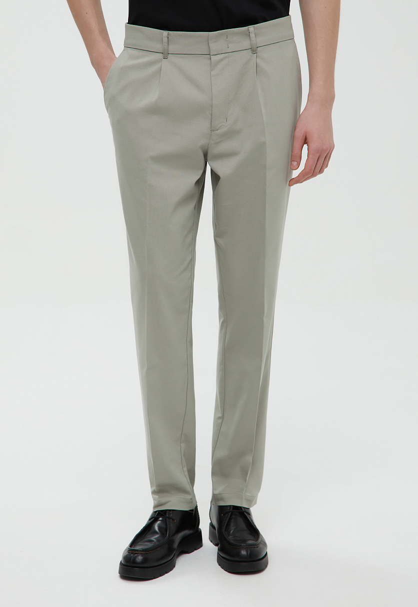 Брюки зауженного кроя