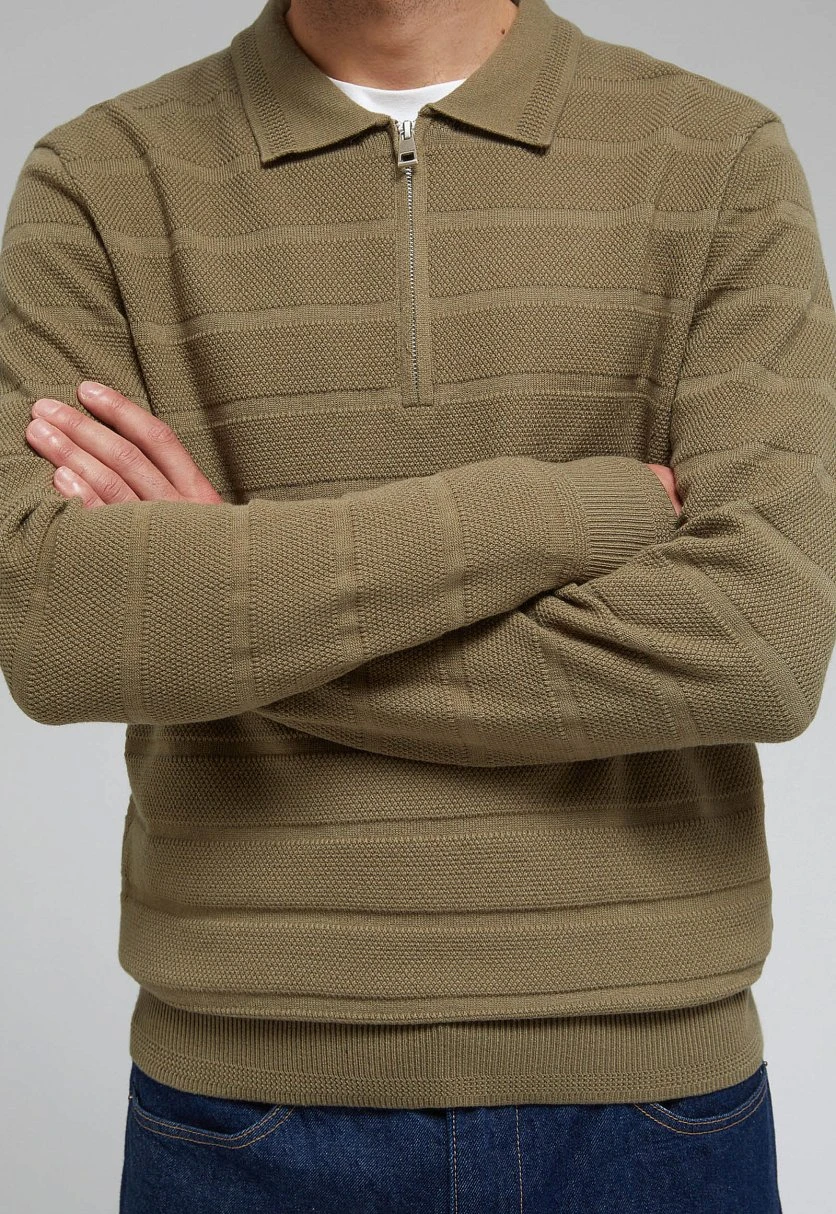 Джемпер с воротником-поло, Модель FBF21115, Фото №6