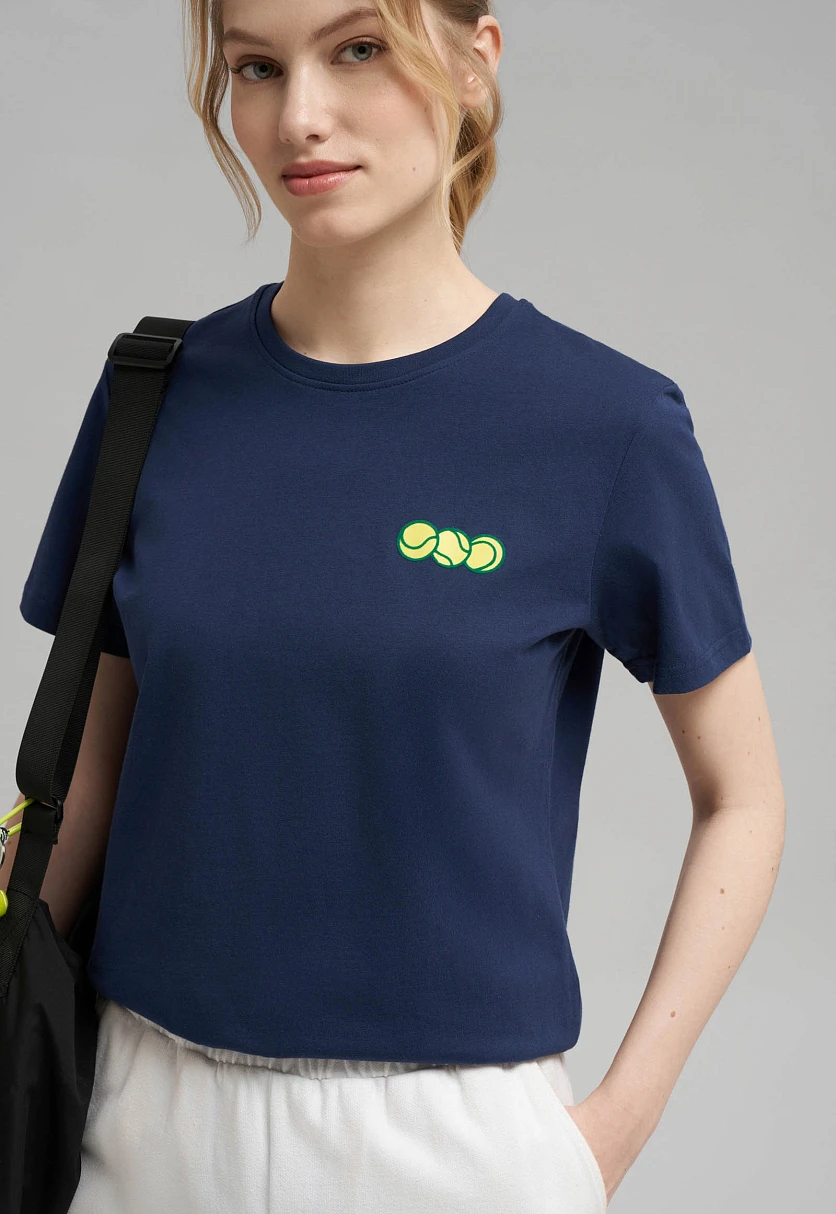 Футболка прямого кроя из джерси, Модель FBG110122, Фото №6