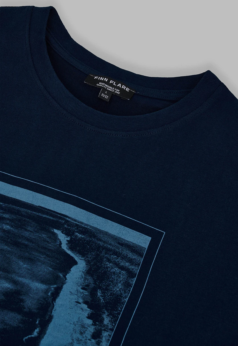 Футболка свободного кроя, Модель FBG21066, Фото №5