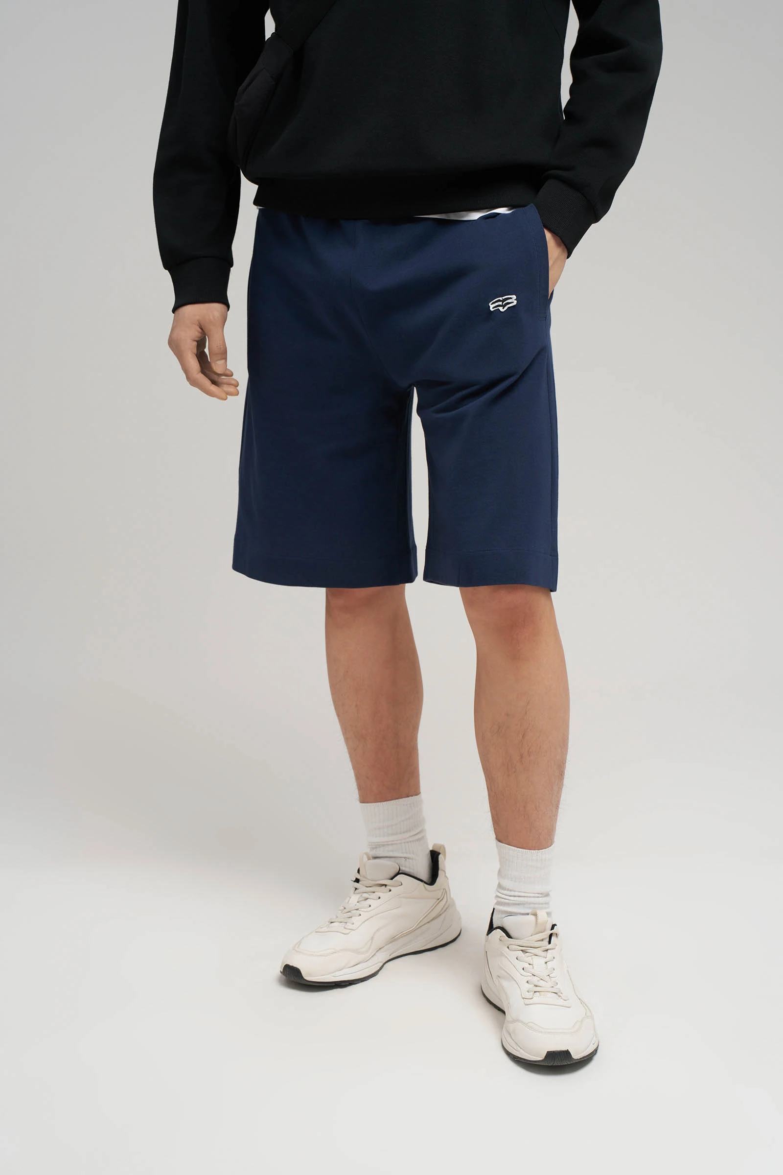 Свободные шорты из хлопка пике, Модель FBG21071, Фото №6