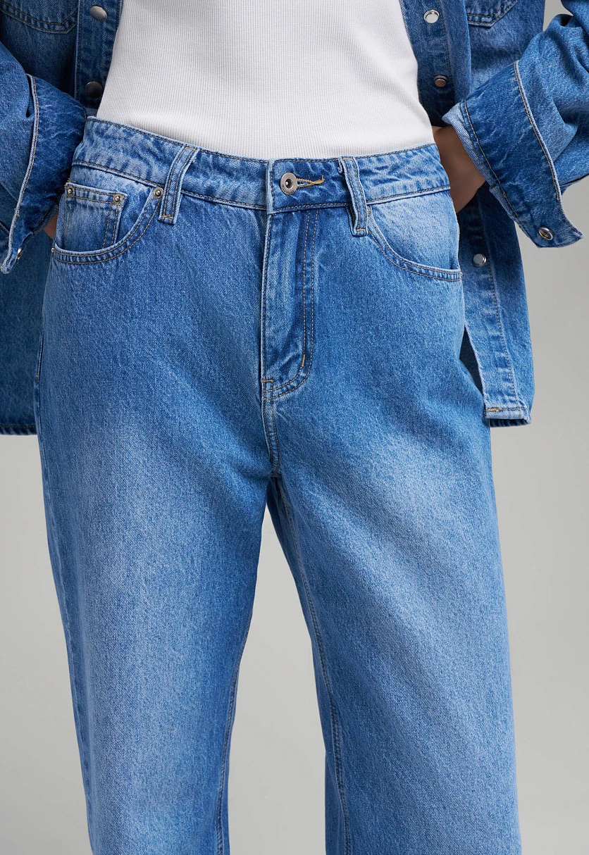Джинсы прямого кроя, Модель FBG15006, Фото №5