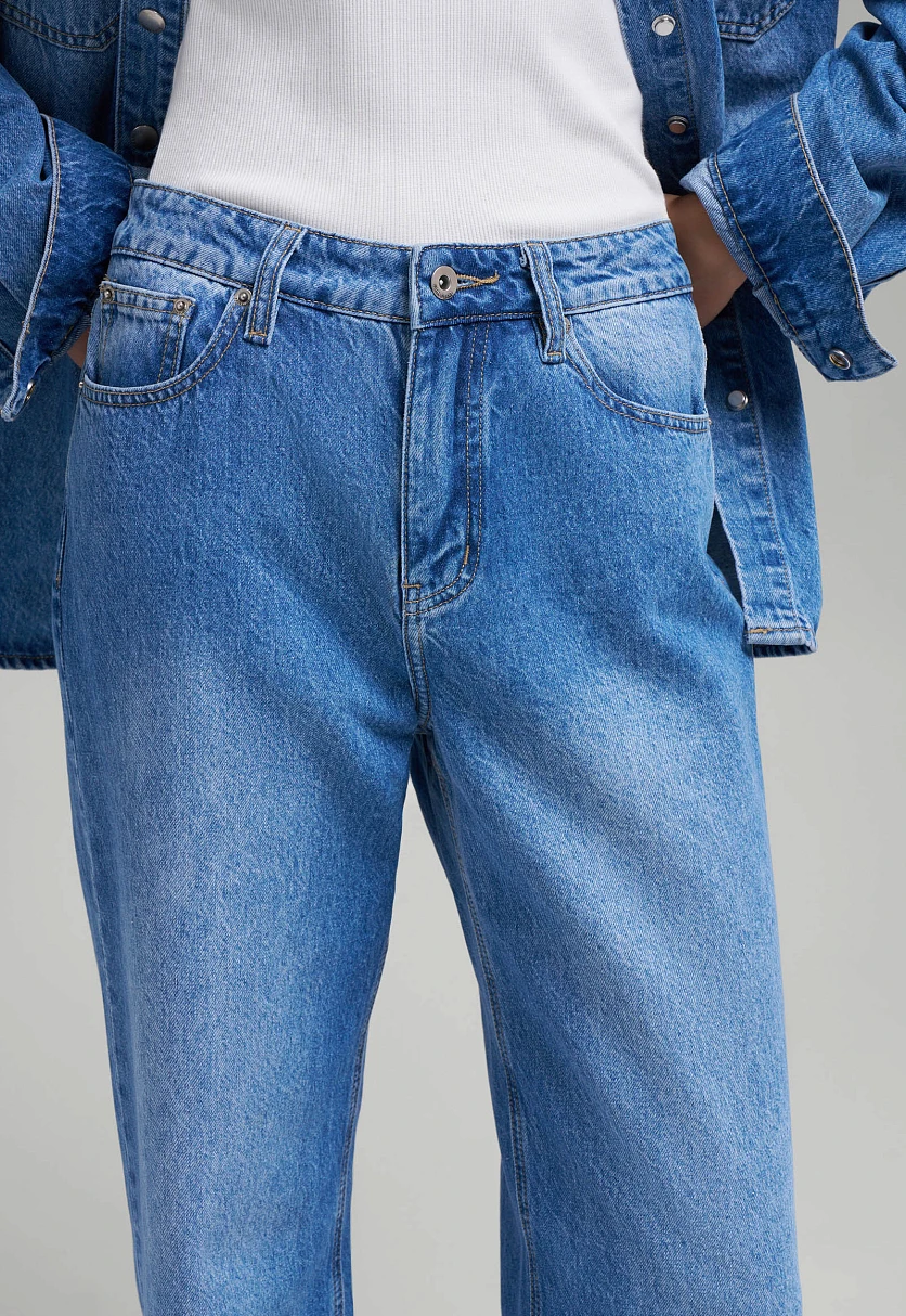 Джинсы прямого кроя, Модель FBG15006, Фото №6