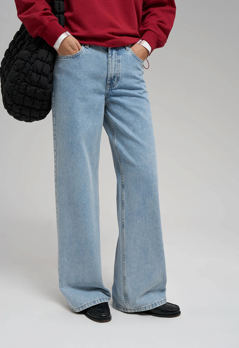 Джинсы Wide leg, Модель FBG15003, Фото №5