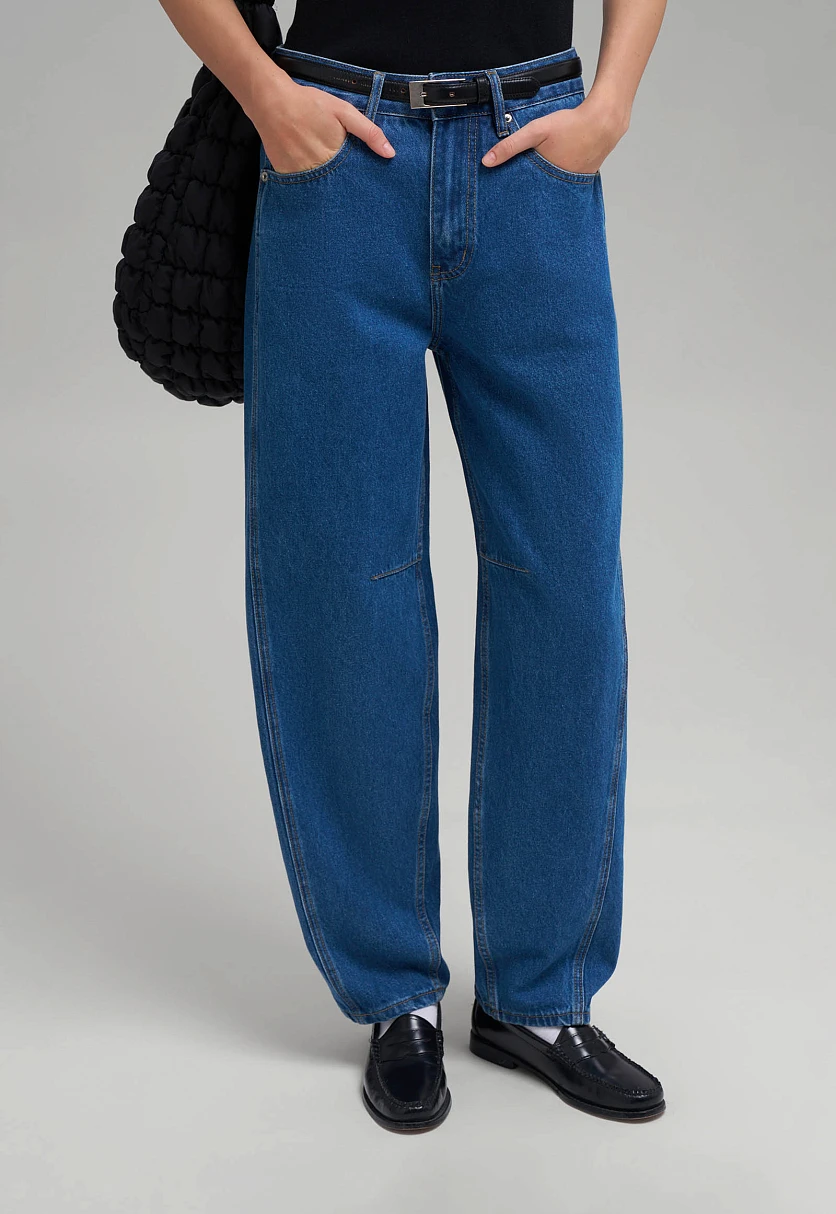 Джинсы объемного кроя, Модель FBG15018, Фото №6