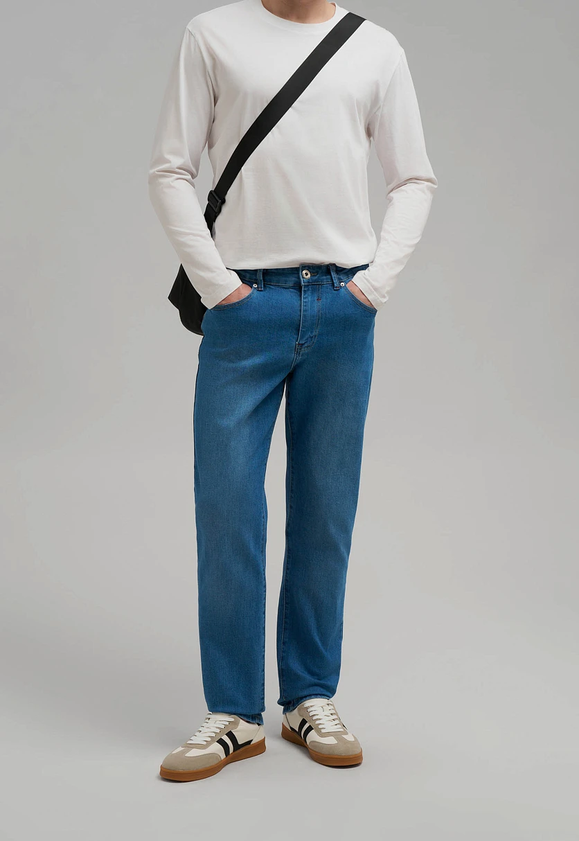 Джинсы прямого кроя, Модель FBG25005, Фото №6