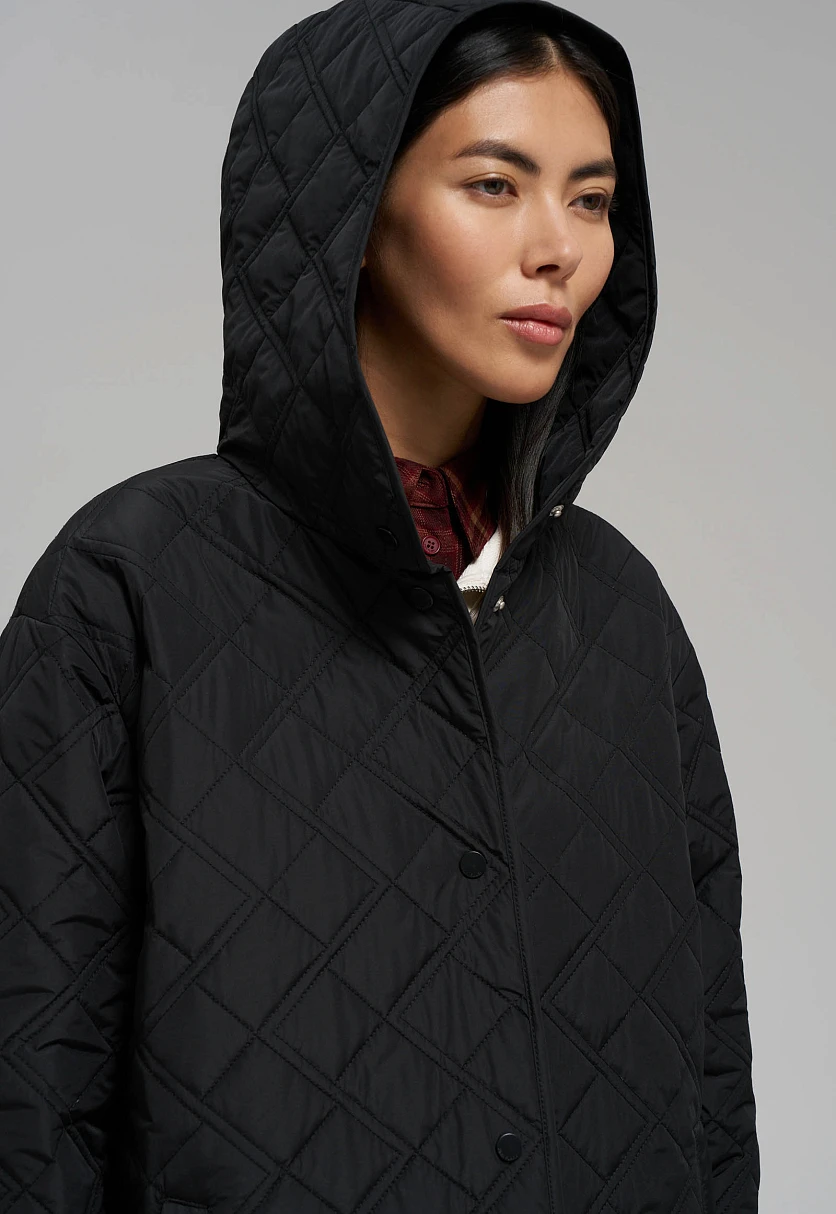 Стеганое пальто с искусственным утеплителем, Модель FBG11008, Фото №5